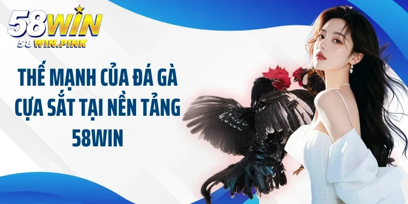 Thế mạnh của đá gà cựa sắt tại nền tảng 58Win